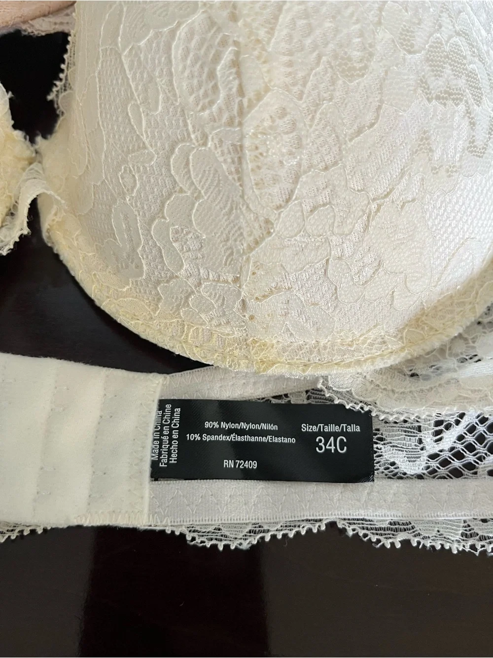Lace Push-Up Bra - Nude, Blush & Cream